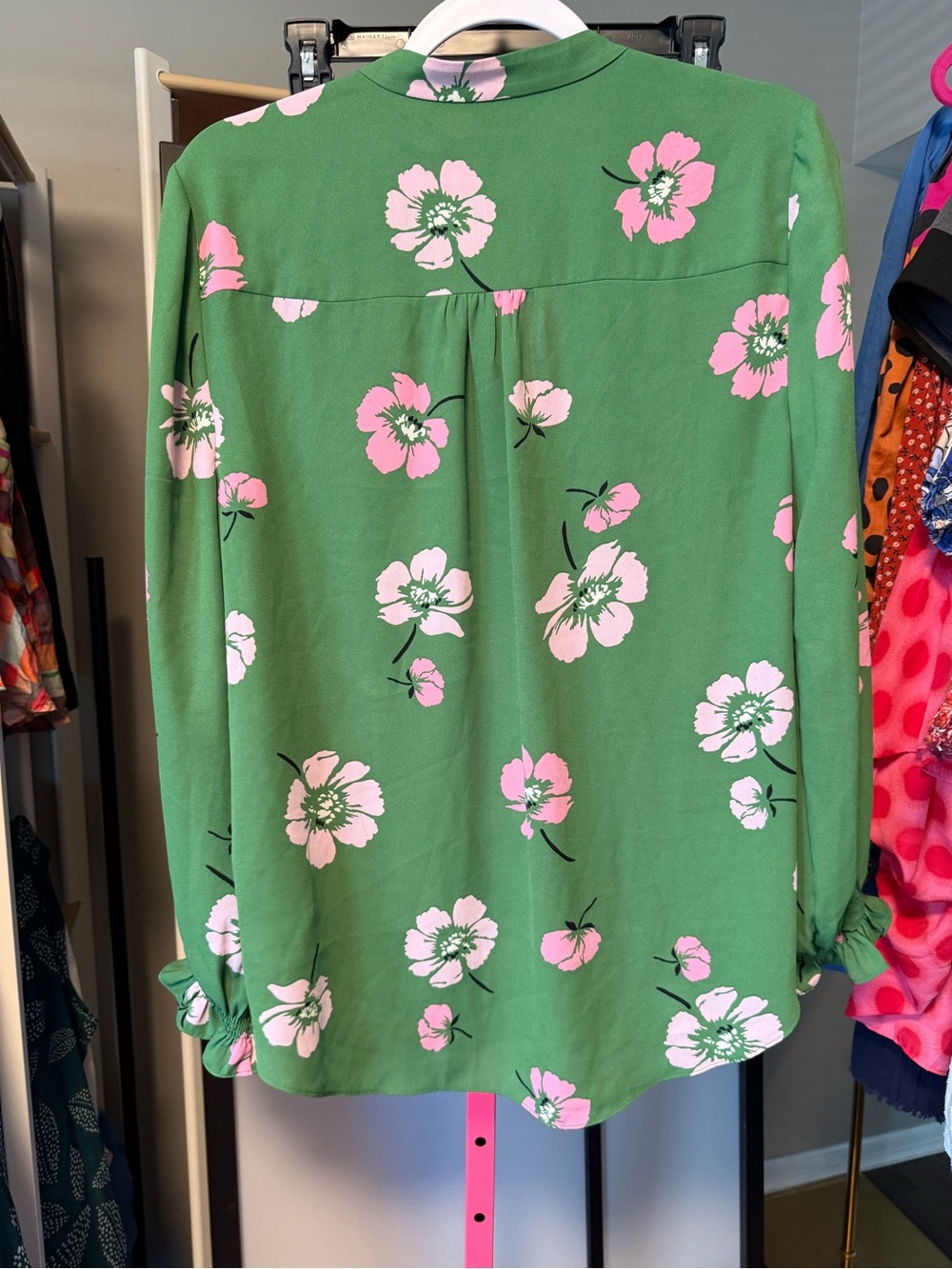 Hobbs Sutton Floral Blouse Size 10 | Euc | $105 Retail — image 5 of 6